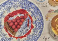Torta al cioccolato e lamponi
